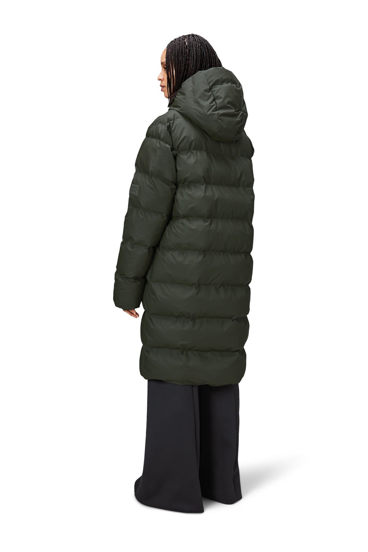 Alta Longer Puffer Jacket - Grön