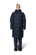 Alta Longer Puffer Jacket - Navy