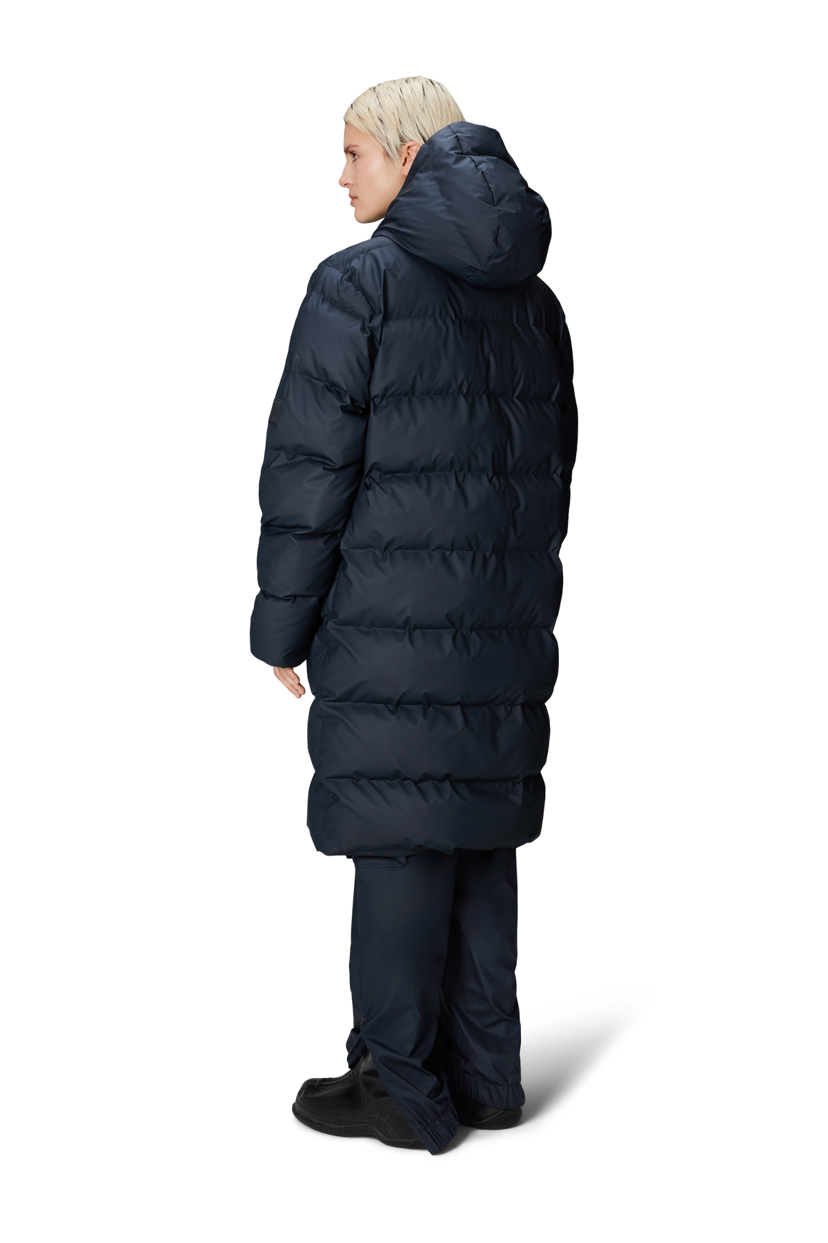 Alta Longer Puffer Jacket - Navy