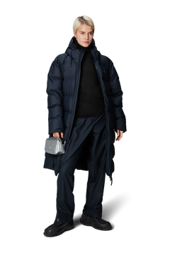 Alta Longer Puffer Jacket - Navy