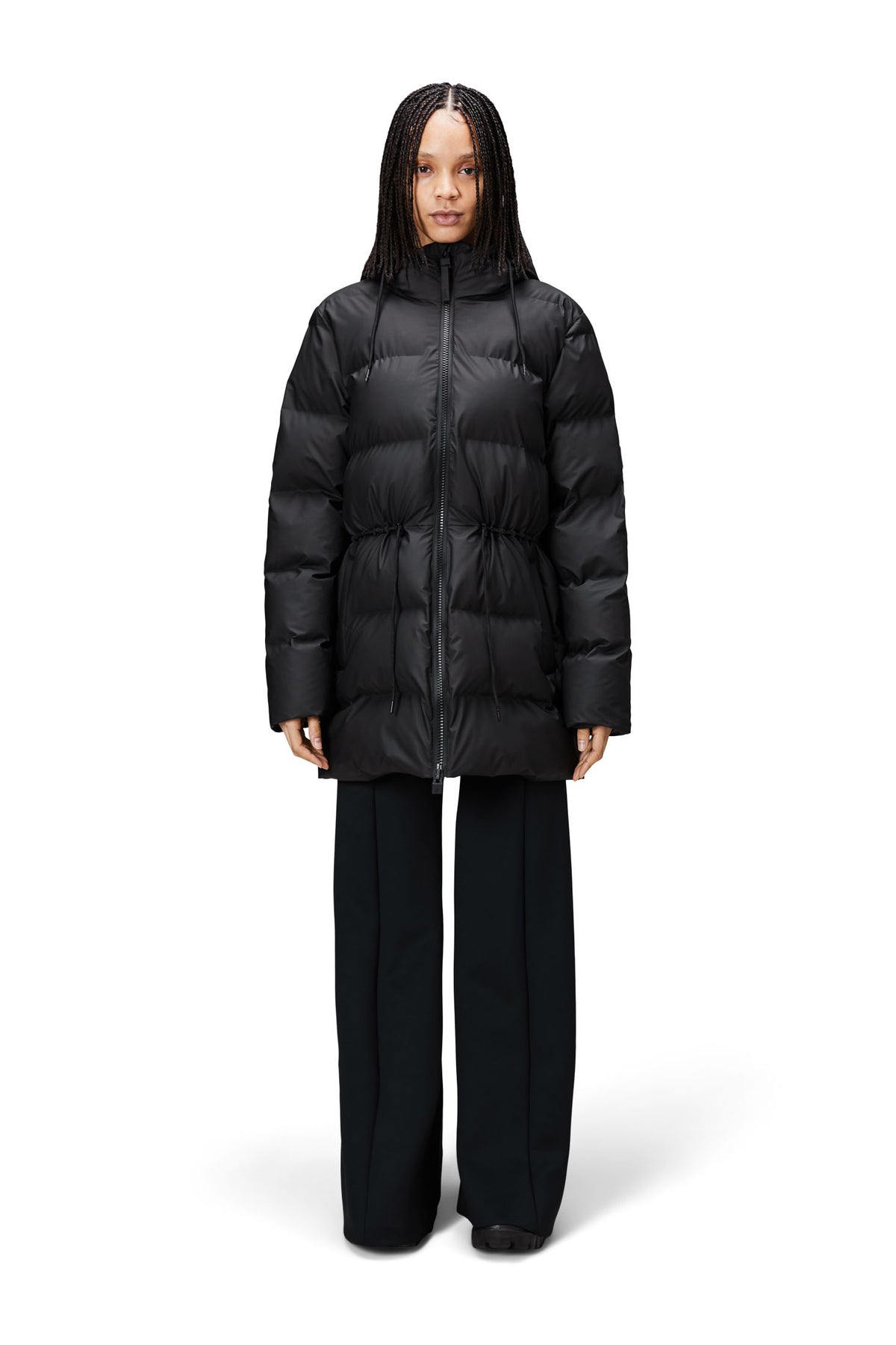 W Alta Puffer Parka - Svart