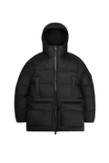 Alta Long Puffer Cargo Jacket W3T4 - Black