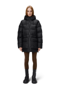 Alta Long Puffer Cargo Jacket W3T4 - Black