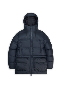 Alta Long Puffer Cargo Jacket W3T4 - Navy