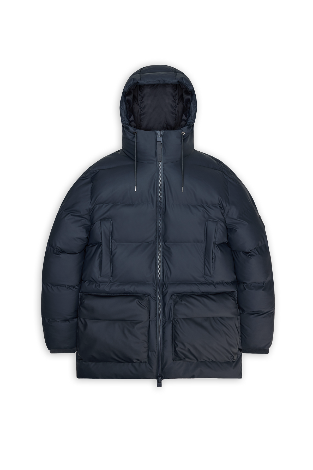 Alta Long Puffer Cargo Jacket W3T4 - Navy