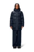 Alta Long Puffer Cargo Jacket W3T4 - Navy