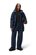 Alta Long Puffer Cargo Jacket W3T4 - Navy
