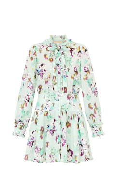Viola Silk Mini Dress - Oasis