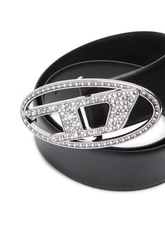 B-1DR Strass Logo Belt - Black