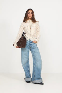 Liljaic Shirt - Off White Lace