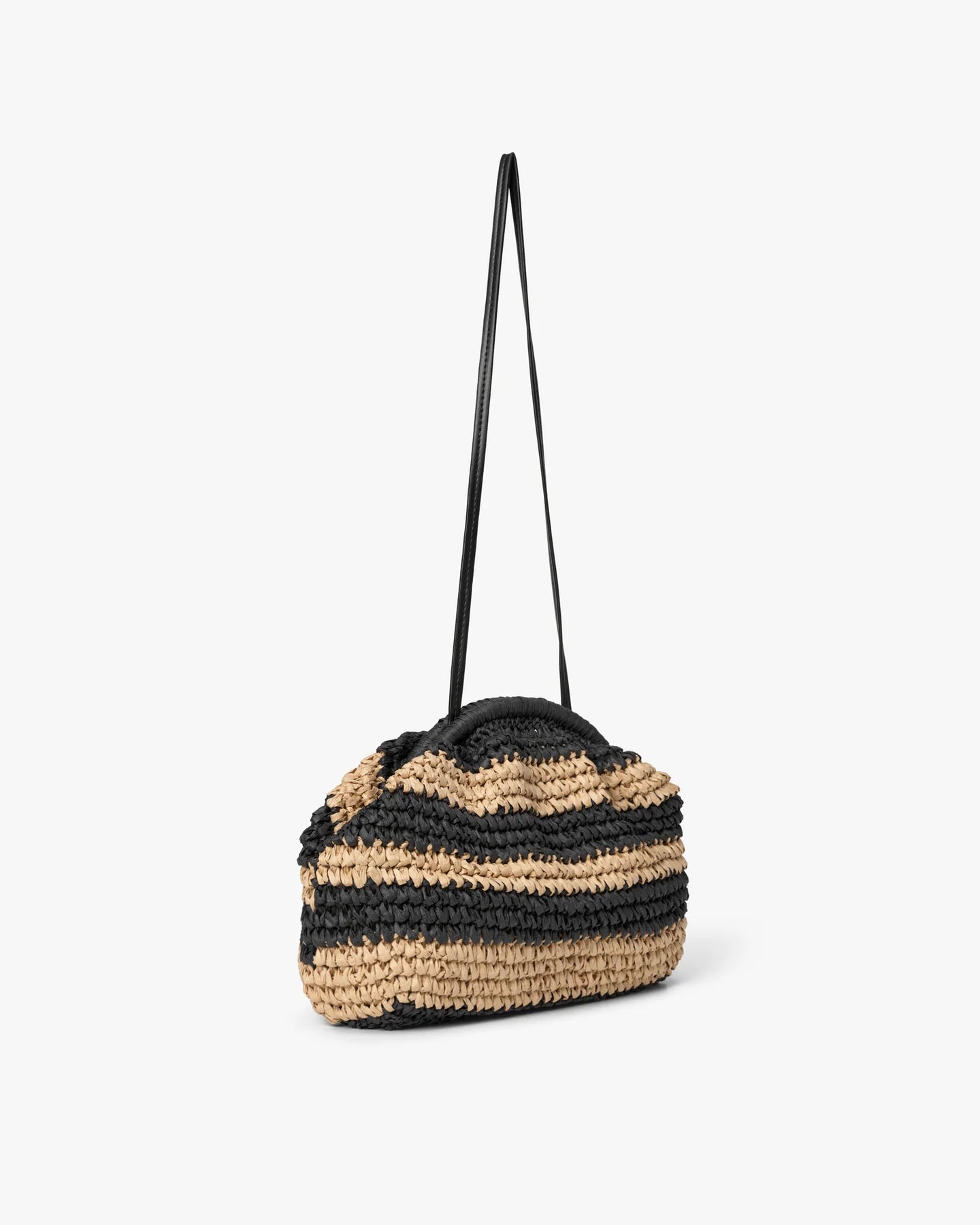 Day Summer Crochet Clutch - Nature/Black