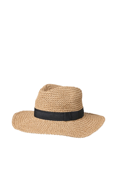 Day Raffia Crochet Hat - Starfish Beige