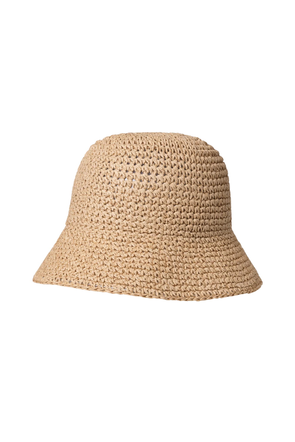 Day Raffia Crochet Bucket Hat - Starfish Beige
