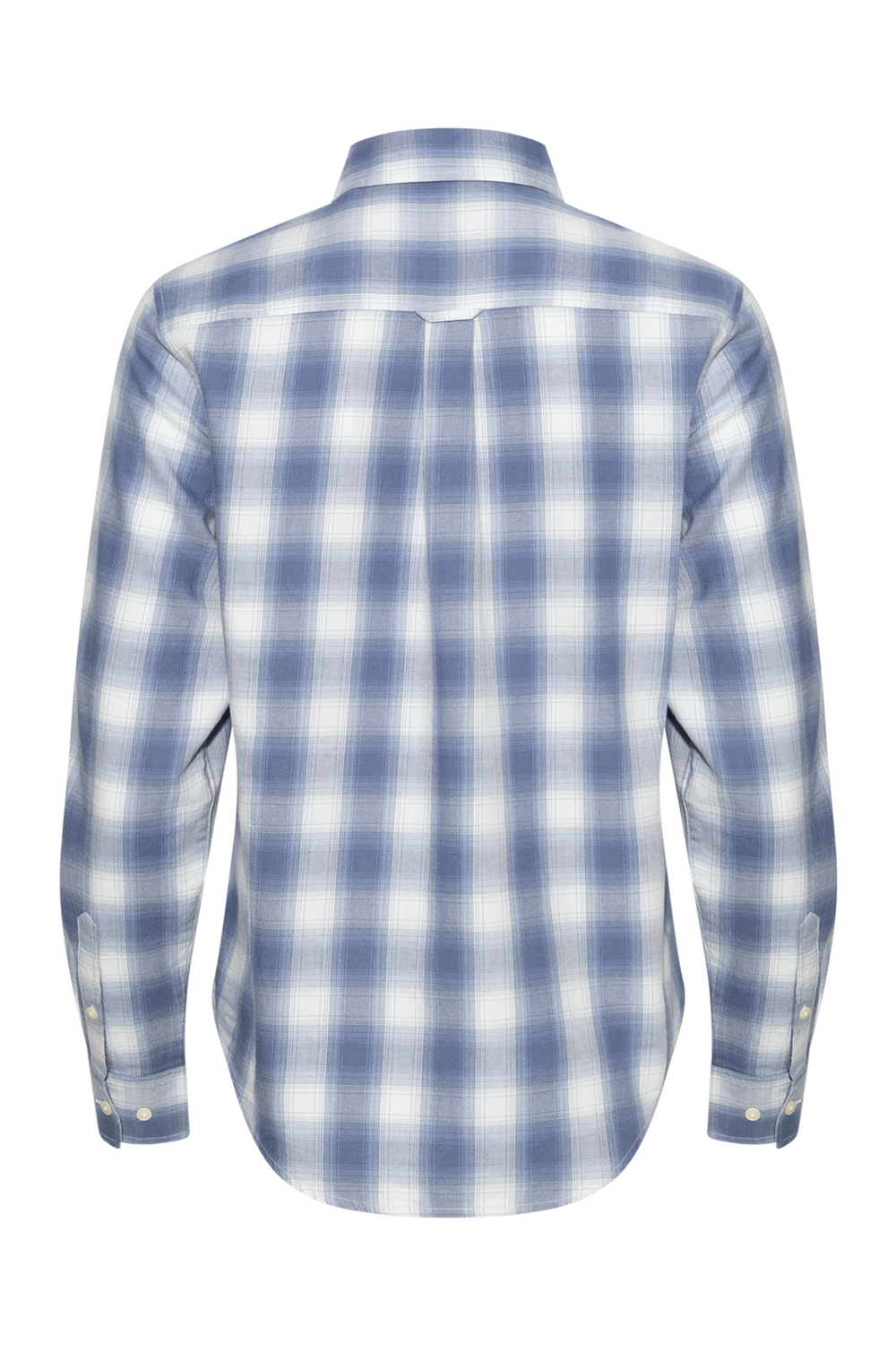 Reg Checked Flannel Shirt - Blue Horizon