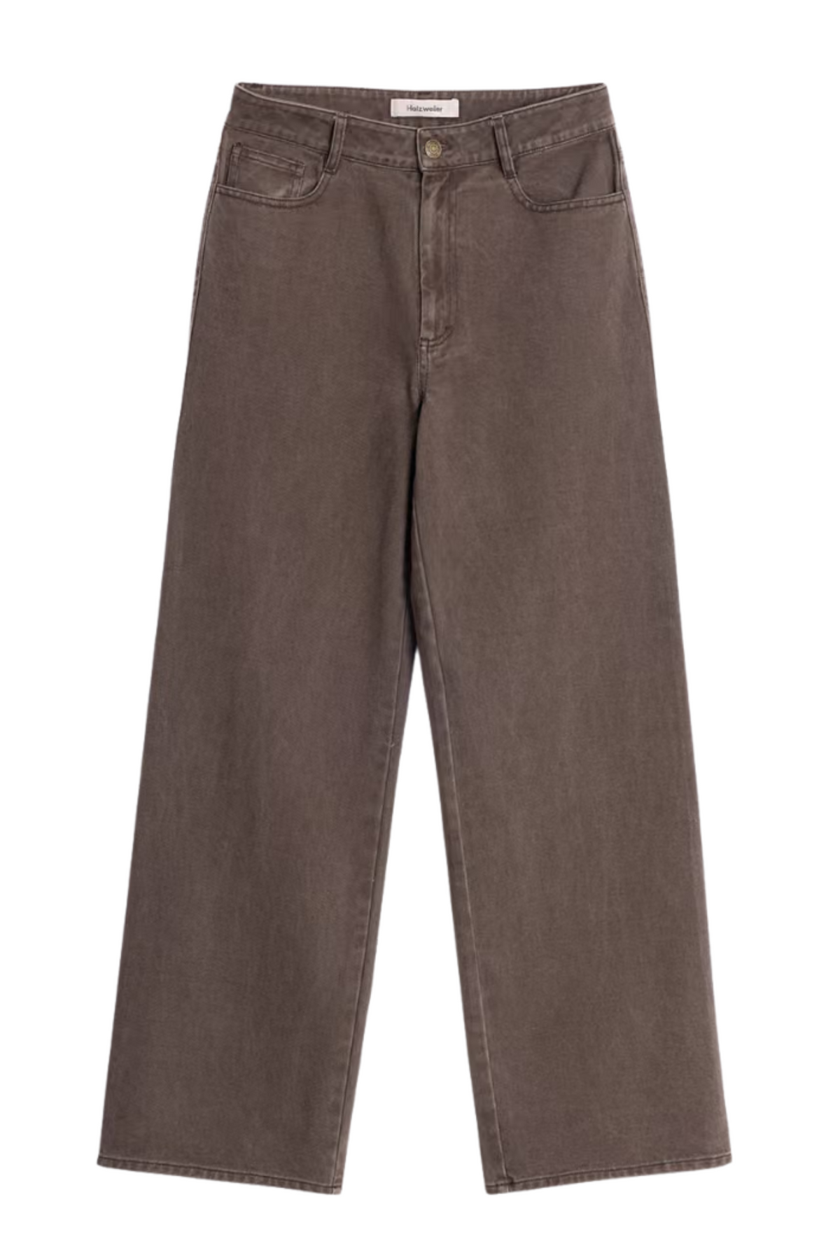 Ann Wide Trousers - Brown