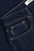 Linden Wide Jeans - Mörkblå