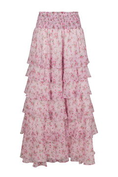 Morris Meadow Printed Skirt - Light Pink