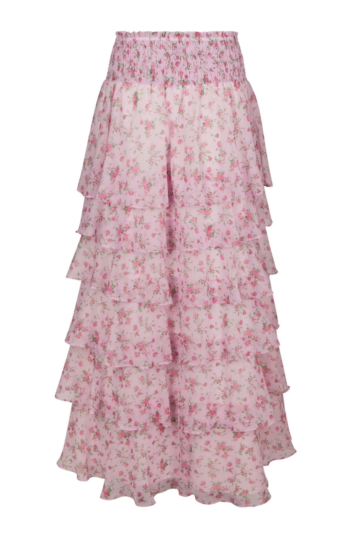 Morris Meadow Printed Skirt - Light Pink