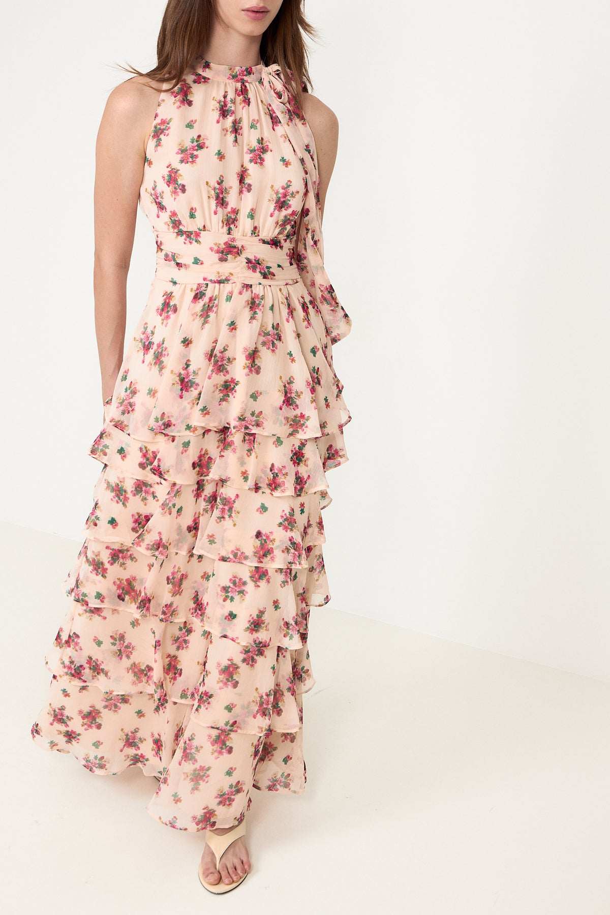 Marli Amazing Chiffon Rose Klänning - Rose