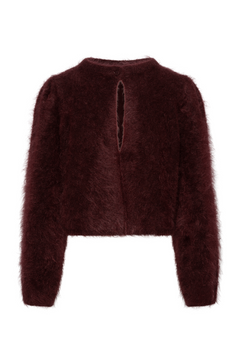 Amelia Chunky Cardigan - Oxblood