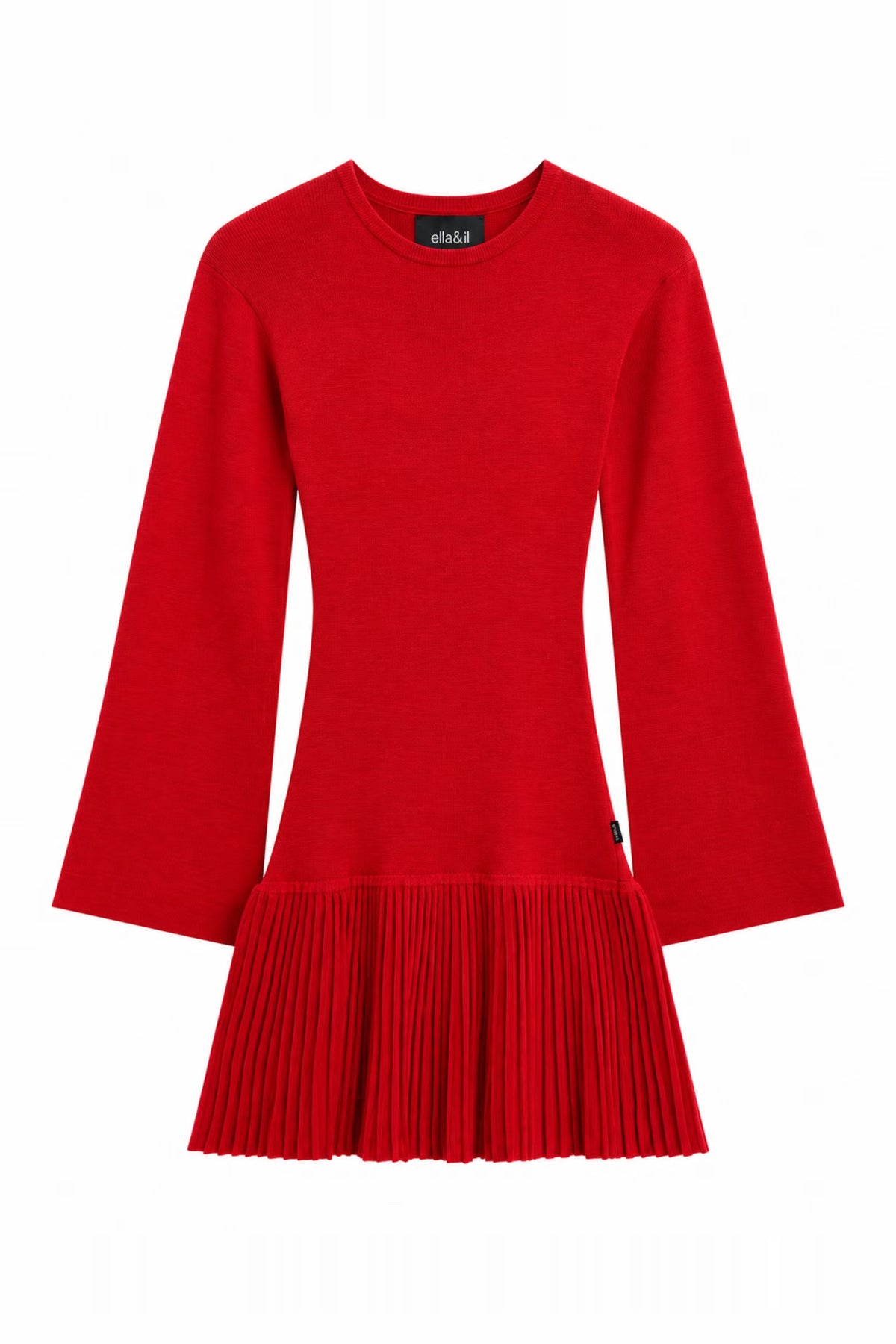 Ophelia Merino Dress - Bright Red