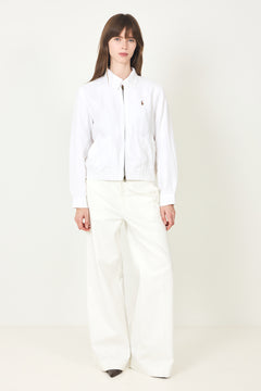 Linen Windbreaker - White