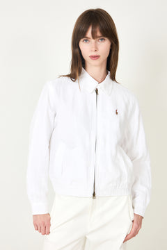Linen Windbreaker - White