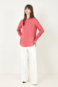 Classic-Long Sleeve-Button Front Shirt - Adirondack Berry