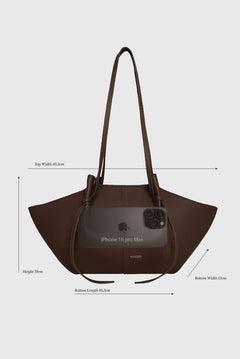 Mochi Pebble Grain Leather - Black