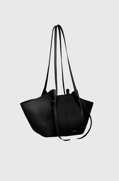 Mochi Pebble Grain Leather - Black