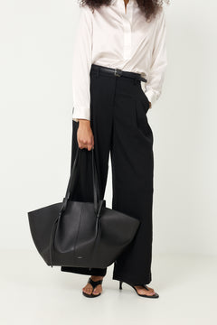 XL Mochi Pebble Grain Leather - Black