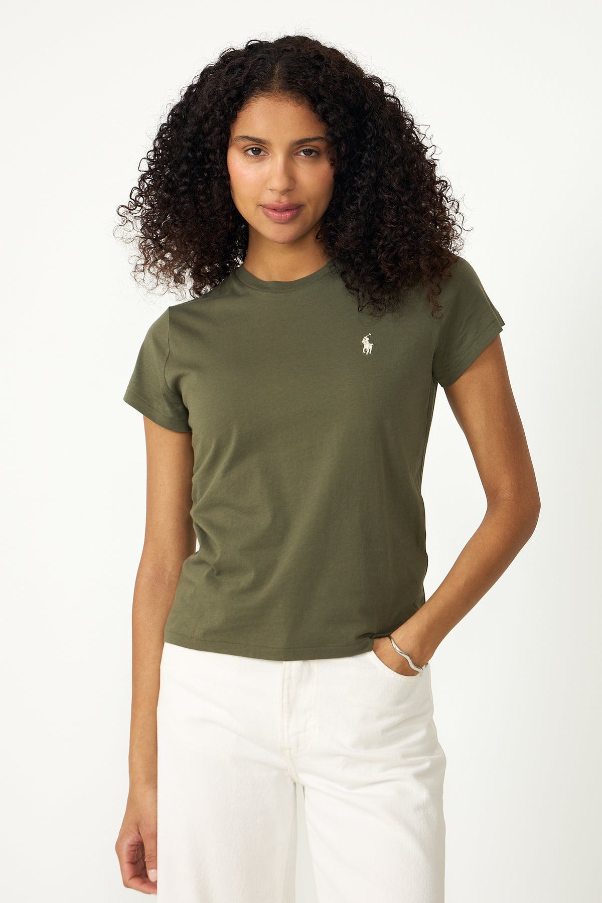 Knit-T-Shirt - Dense Olive