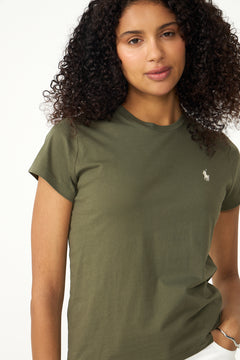 Knit-T-Shirt - Dense Olive
