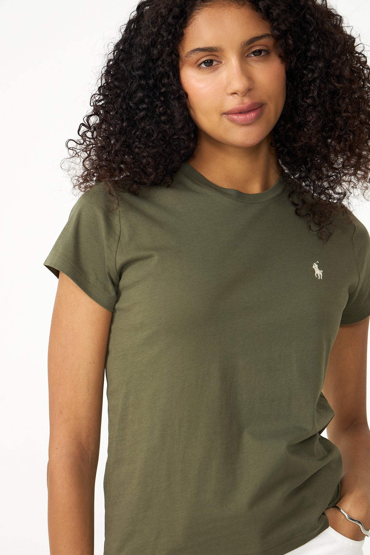 Knit-T-Shirt - Dense Olive