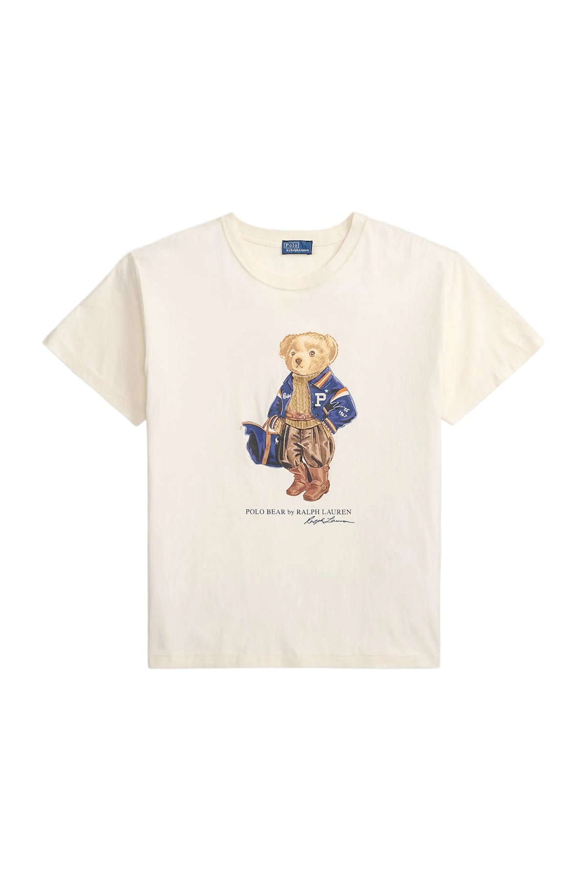 Polo Bear Cotton Jersey T-Shirt - Warm White