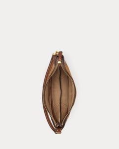 Mini Polo Id Suede Shoulder Bag - Cinnamon/Cuoio