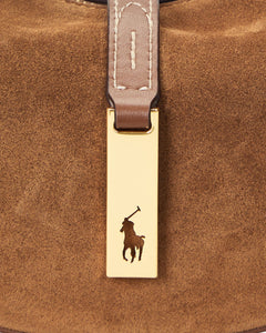 Mini Polo Id Suede Shoulder Bag - Cinnamon/Cuoio