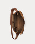Polo Ralph Lauren Large Suede Polo ID Shoulder Bag - Cinnamon/Cuoio