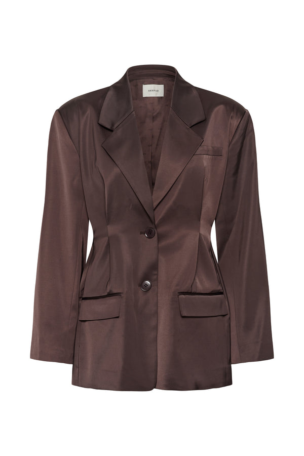 Gzelva Waist Blazer - Deep Plum