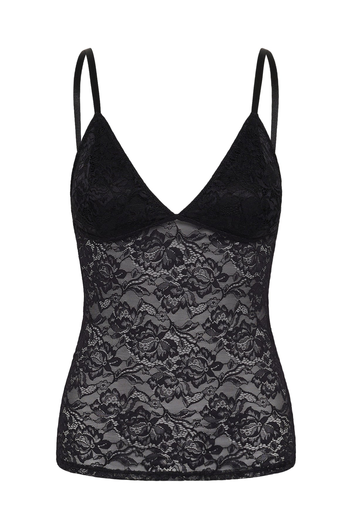 Gzcami Lace Top - Black