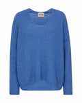 Thora V-Neck Knit - Ultramarine
