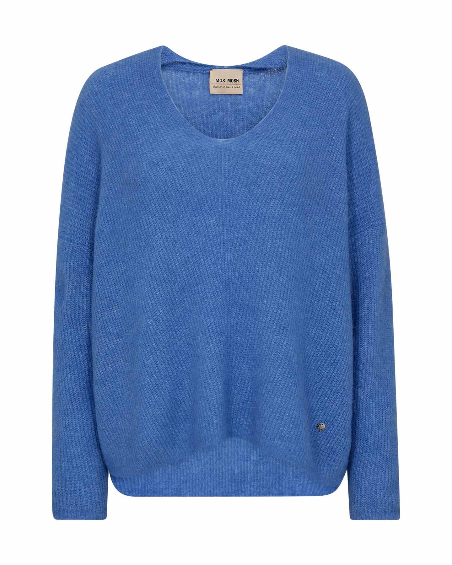 Thora V-Neck Knit - Ultramarine