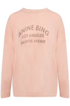 Ivan Long Sleeve Melrose Stencil - Washed Blushed