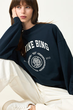 Miles Sweatshirt Collegiate - Dark Navy
