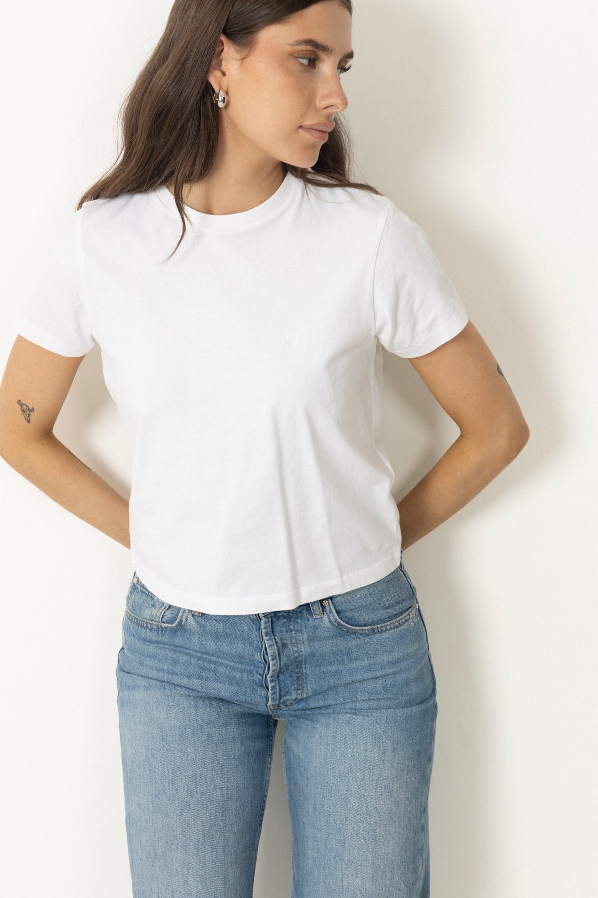 Shelley Tee - Vit