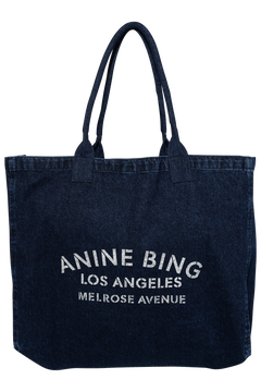 Leo Denim Tote - Ink Blue