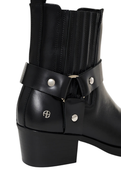 Mid Biker Boots - Black