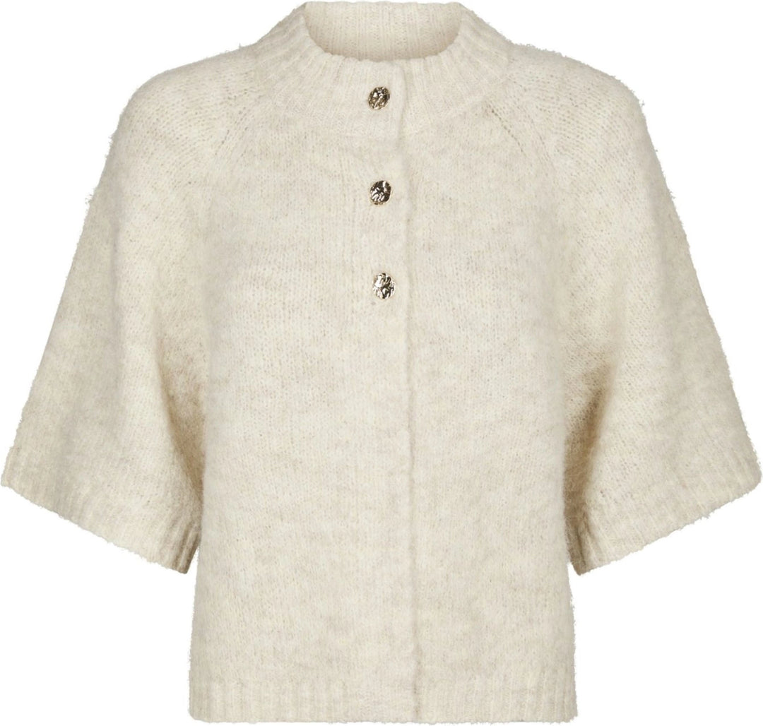 Benuta Fluffy Knit Cardigan - Ivory
