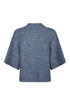 Benuta Fluffy Knit Cardigan - Smoke Blue