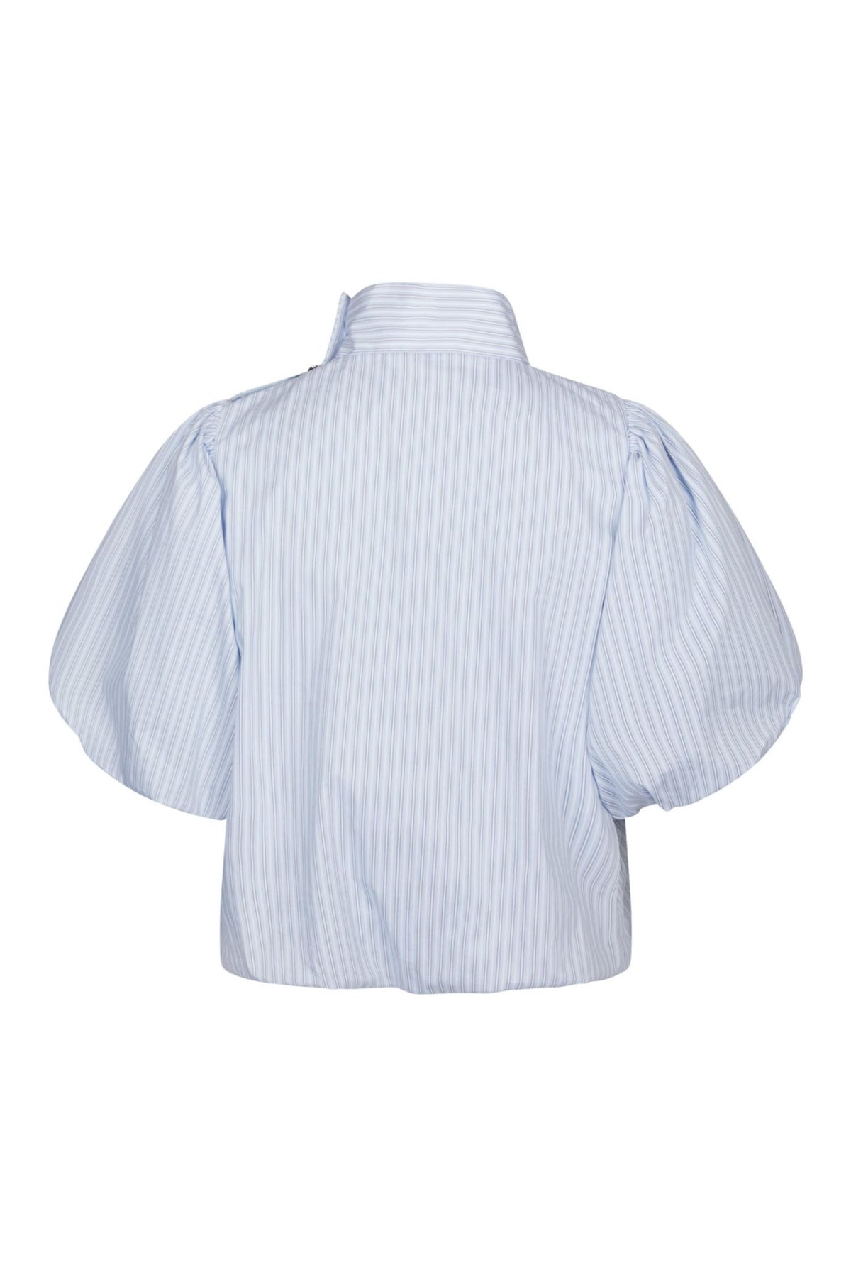 Parisa Stripe Blouse - Ljusblå